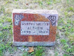 Martha Maria <I>Miller</I> Althen 