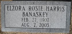 Elzora Rosie <I>Harris</I> Banaskey 