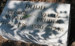 Velma Victoria <I>Pruden</I> Dodd 