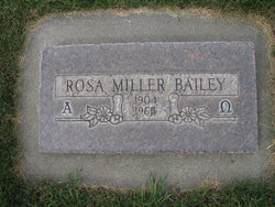 Rosa <I>Miller</I> Bailey 