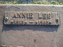 Annie Lee <I>West</I> Blackburn 