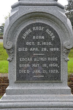 Ann DeRoulac “Annie” <I>Rose</I> Ross 