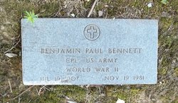 Benjamin Paul Bennett 