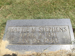 Hattie Luvenia <I>Marshall</I> Stephens 