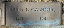 Effie F Calhoun 