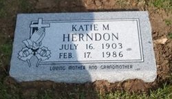 Katie Mae <I>Helton</I> Herndon 