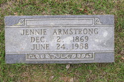 Elizabeth Jane “Jennie” <I>Eaton</I> Armstrong 