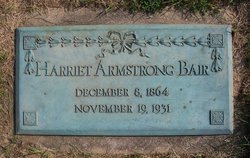 Harriet O. “Hattie” <I>Armstrong</I> Bair 