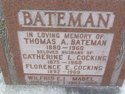 Catherine L. <I>Cocking</I> Bateman 