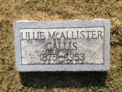Lillie <I>McAllister</I> Callis 