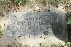 Hulda M. <I>Carlson</I> Almquist 