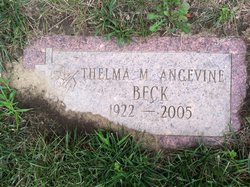 Thelma Mary <I>Fleck</I> Angevine Beck 
