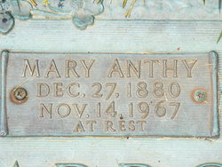 Mary Anthy <I>Walker</I> Arrowood 