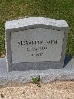 Alexander T Bahm 