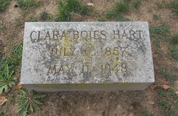 Clarissa E. “Clara” <I>Boies</I> Hart 