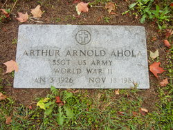 Arthur Arnold Ahola 