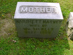 Harriet <I>Harvey</I> Sickles 