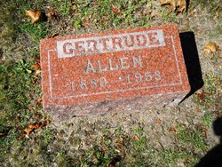Gertrude Bertha <I>Granzow</I> Allen 