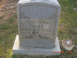 Susanna <I>Kerr</I> Sims 
