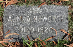 Andrew M Ainsworth 