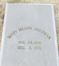 Mary Means Aultman 