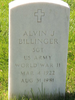 Alvin Joseph Billinger 