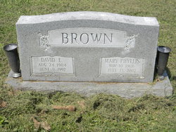 Mary Phyllis <I>Snavely</I> Brown 