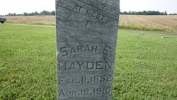 Sarah Eliza <I>Ellegood</I> Hayden 