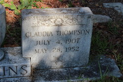 Claudia <I>Thompson</I> Jenkins 