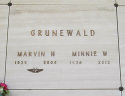 Minnie W <I>Arnold</I> Grunewald 