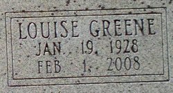 Louise <I>Greene</I> Rountree 