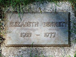 Elizabeth “Betty” <I>Mackie</I> Bennett 