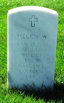 Helen W Colburn 