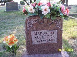 Margaret Catherine Elenor <I>Green</I> Rutledge 