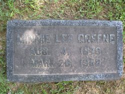 Minnie O. <I>Lee</I> Greene 