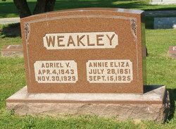 Annie Eliza Weakley 