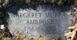 Margaret <I>Murray</I> Ambrose 