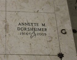 Annette M Dorsheimer 