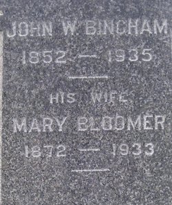 Mary <I>Bloomer</I> Bingham 