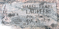 Mabel “Pearl” <I>Martin</I> Lauffer 