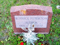Bernice M <I>Peterson</I> Althen 