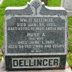 Mary A <I>Slifer</I> Dellinger 