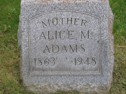 Alice Maud <I>Mercer</I> Adams 
