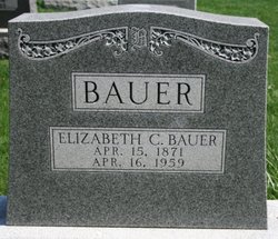 Elizabeth Caroline <I>Faber</I> Bauer 