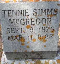 Tennie <I>Simms</I> McGregor 