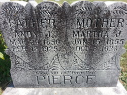 Martha Jane <I>Pitchford</I> Pierce 