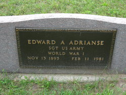 Edward A Adrianse 