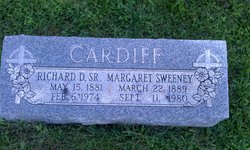 Margaret <I>Sweeney</I> Cardiff 