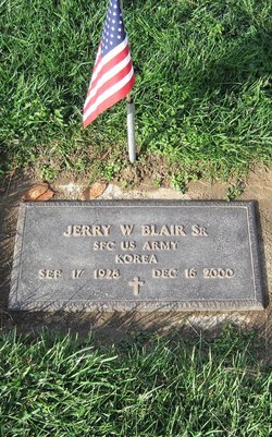 Sgt Jerry William Blair Sr.