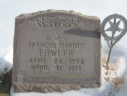 Frances <I>Harney</I> Fowler 